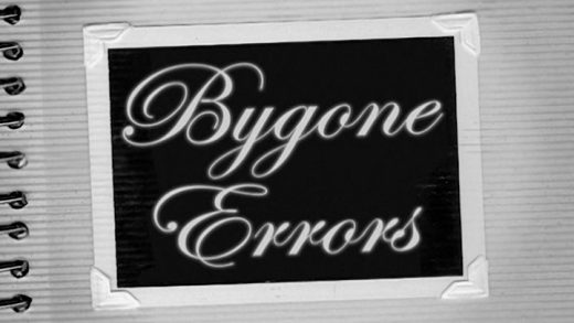 Bygone Errors