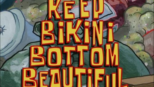 Keep Bikini Bottom Beautiful