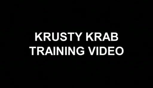 Krusty Krab Training Video