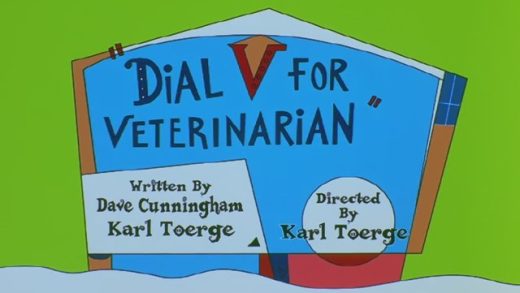 Dial V for Veterinarian